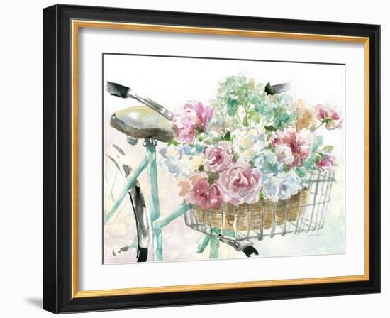 Flower Market Bicycle-Studio M-Framed Art Print