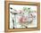 Flower Market Bicycle-Studio M-Framed Stretched Canvas