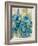 Flower Market III Blue-Silvia Vassileva-Framed Art Print