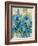 Flower Market III Blue-Silvia Vassileva-Framed Art Print