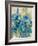 Flower Market III Blue-Silvia Vassileva-Framed Art Print