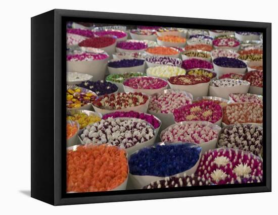 Flower Market, Kunming, Yunnan, China, Asia-Rolf Richardson-Framed Premier Image Canvas