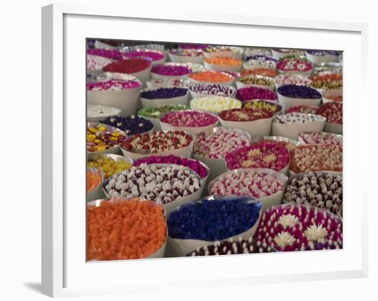 Flower Market, Kunming, Yunnan, China, Asia-Rolf Richardson-Framed Photographic Print