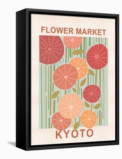 Flower Market Kyoto-null-Framed Stretched Canvas