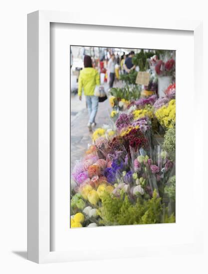 Flower Market, Mongkok, Kowloon, Hong Kong, China, Asia-Ian Trower-Framed Photographic Print