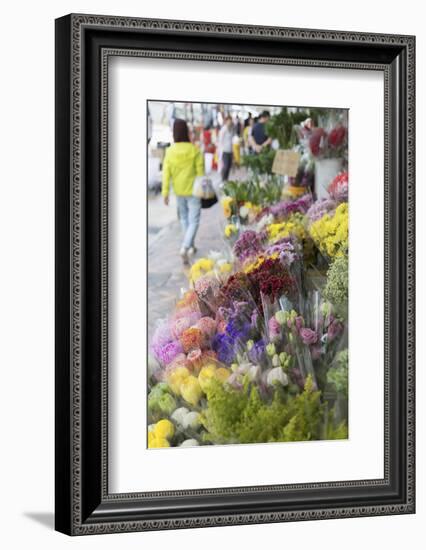 Flower Market, Mongkok, Kowloon, Hong Kong, China, Asia-Ian Trower-Framed Photographic Print