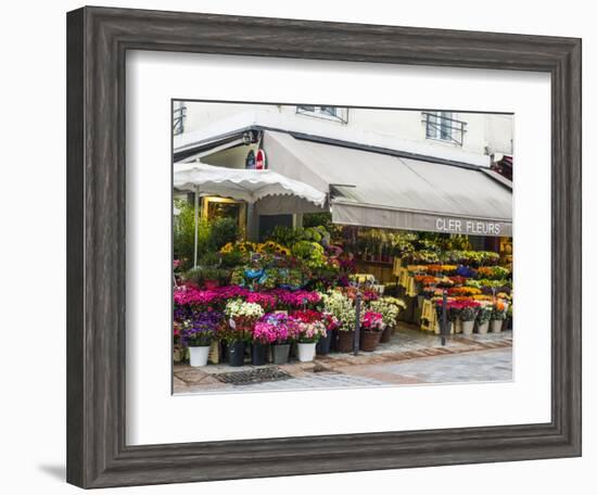 Flower market, Rue Cler, Paris-Sylvia Gulin-Framed Photographic Print