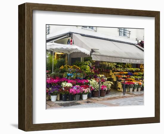 Flower market, Rue Cler, Paris-Sylvia Gulin-Framed Photographic Print