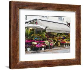 Flower market, Rue Cler, Paris-Sylvia Gulin-Framed Photographic Print