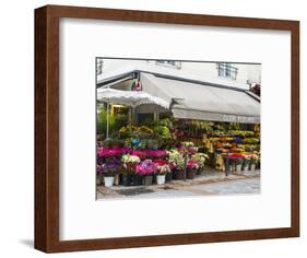 Flower market, Rue Cler, Paris-Sylvia Gulin-Framed Photographic Print