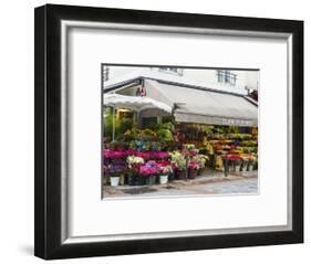 Flower market, Rue Cler, Paris-Sylvia Gulin-Framed Photographic Print