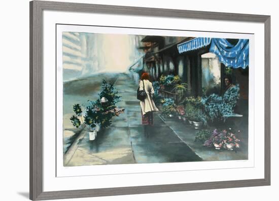 Flower Market-Harry McCormick-Framed Limited Edition