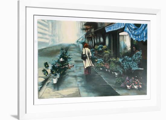 Flower Market-Harry McCormick-Framed Limited Edition