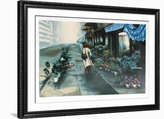 Flower Market-Harry McCormick-Framed Limited Edition