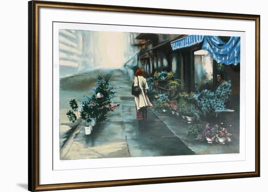 Flower Market-Harry McCormick-Framed Limited Edition