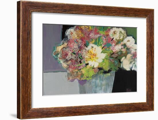 Flower Market-Leslie Bernsen-Framed Giclee Print