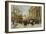 Flower Market-Eugene Galien-Laloue-Framed Giclee Print