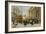 Flower Market-Eugene Galien-Laloue-Framed Giclee Print