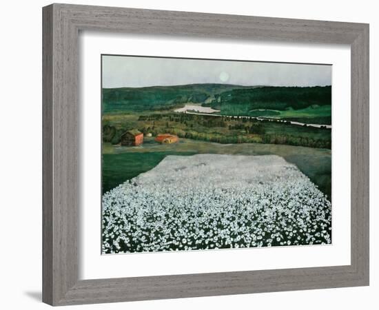 Flower Meadow in the North-Harald Sohlberg-Framed Giclee Print