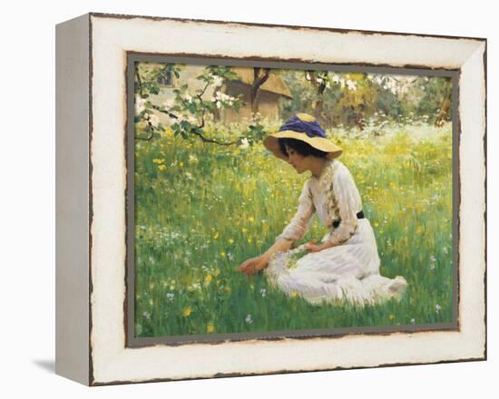 Flower Meadow-Arthur Hacker-Framed Premier Image Canvas