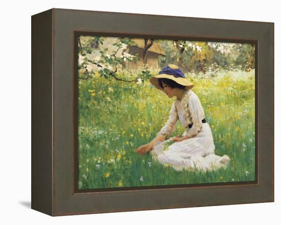 Flower Meadow-Arthur Hacker-Framed Premier Image Canvas