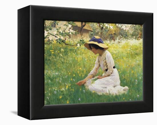 Flower Meadow-Arthur Hacker-Framed Premier Image Canvas