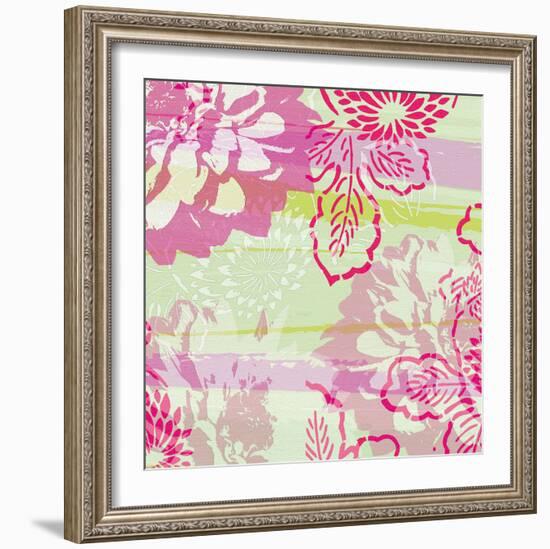 Flower Mix II-Lucy Meadows-Framed Giclee Print