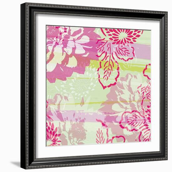 Flower Mix II-Lucy Meadows-Framed Giclee Print
