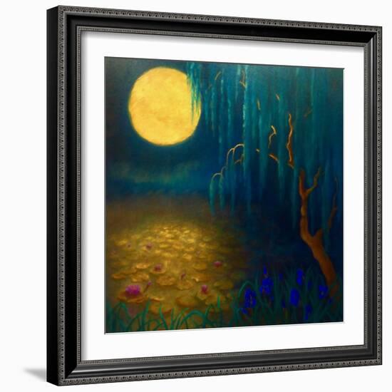 Flower Moon, 2023, (Oil on Canvas)-Lee Campbell-Framed Giclee Print