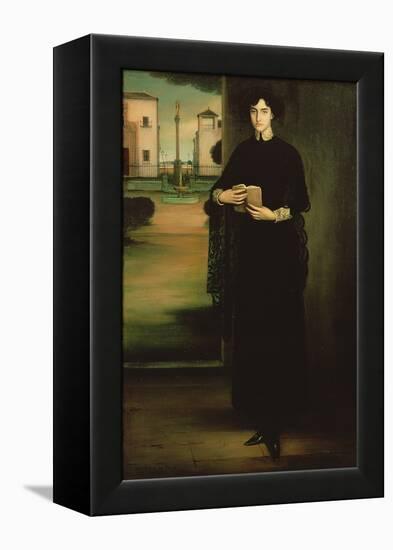 Flower of Holiness, 1910 (Oil on Canvas)-Julio Romero de Torres-Framed Premier Image Canvas