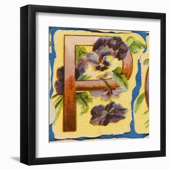 Flower P-null-Framed Art Print