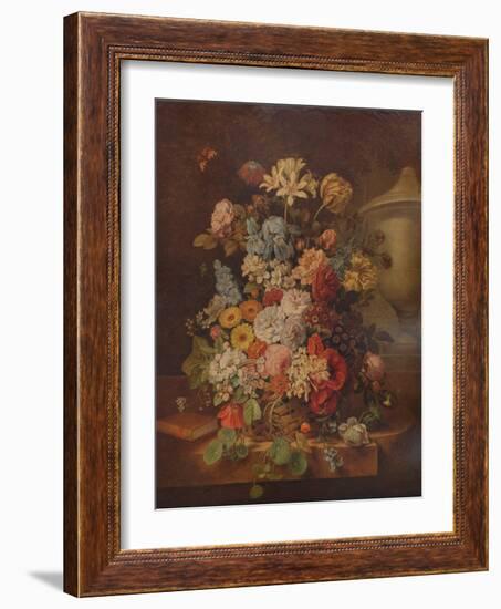 'Flower Piece', c1796, (1938)-Jan van Os-Framed Giclee Print