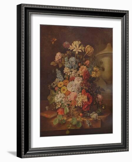 'Flower Piece', c1796, (1938)-Jan van Os-Framed Giclee Print