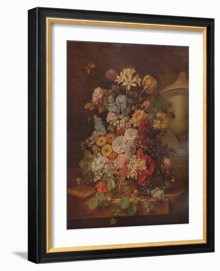 'Flower Piece', c1796, (1938)-Jan van Os-Framed Giclee Print