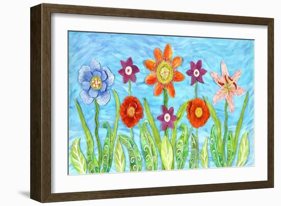 Flower Play I-Kaeli Smith-Framed Art Print