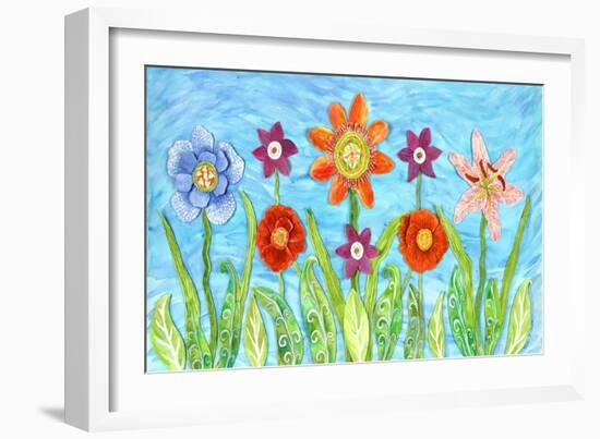 Flower Play I-Kaeli Smith-Framed Art Print