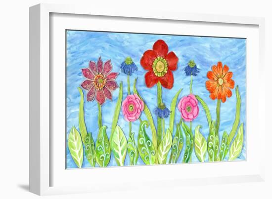 Flower Play II-Kaeli Smith-Framed Art Print