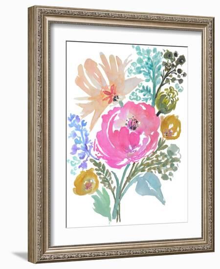 Flower Posy I-Karen Fields-Framed Art Print