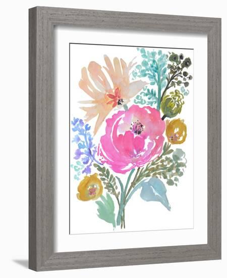 Flower Posy I-Karen Fields-Framed Art Print