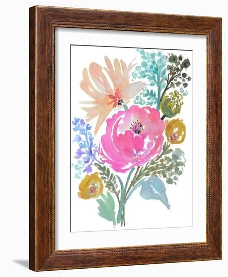 Flower Posy I-Karen Fields-Framed Art Print