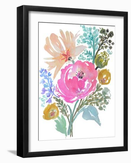 Flower Posy I-Karen Fields-Framed Art Print