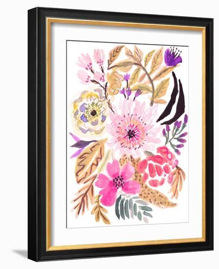 Flower Posy II-Karen Fields-Framed Art Print