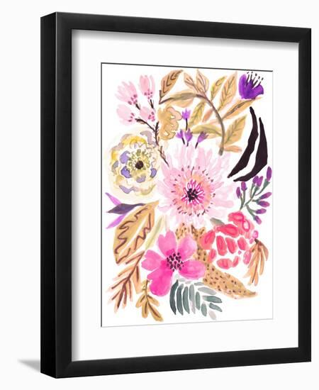 Flower Posy II-Karen Fields-Framed Premium Giclee Print