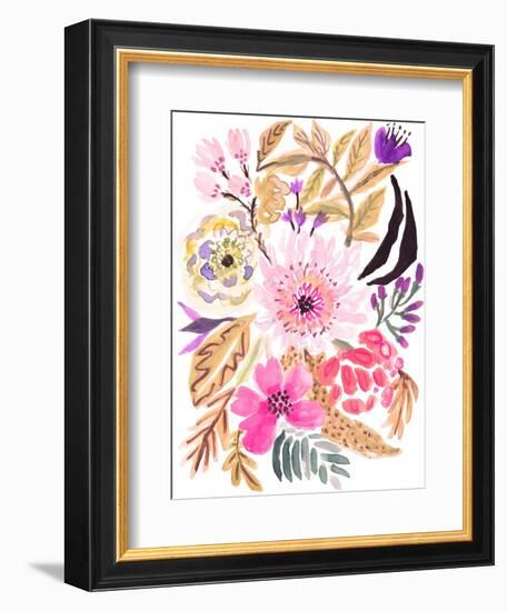 Flower Posy II-Karen Fields-Framed Premium Giclee Print