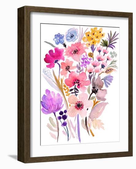 Flower Posy VI-Karen Fields-Framed Art Print