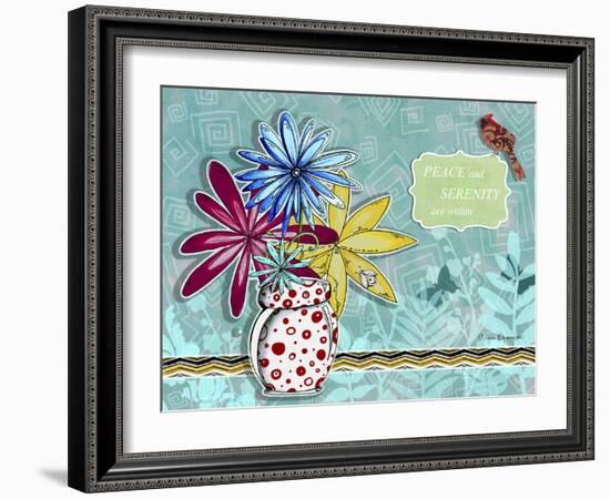 Flower Pot 10-Megan Aroon Duncanson-Framed Giclee Print