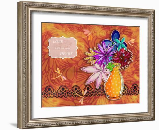 Flower Pot 12-Megan Aroon Duncanson-Framed Giclee Print