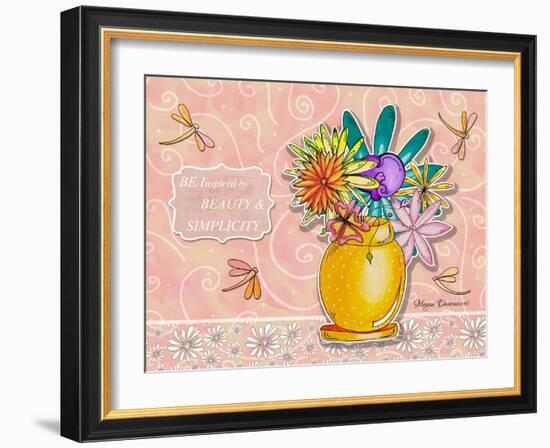 Flower Pot 1-Megan Aroon Duncanson-Framed Giclee Print