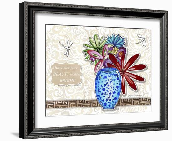 Flower Pot 5-2-Megan Aroon Duncanson-Framed Giclee Print