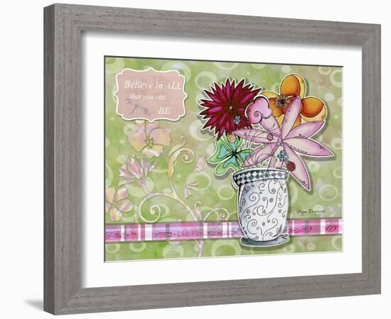 Flower Pot 8-Megan Aroon Duncanson-Framed Giclee Print